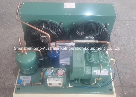 Temperatura de condensação de refrigeração da unidade 4FES-3Y R404a 3HP de Bitzer ar semi hermético baixa