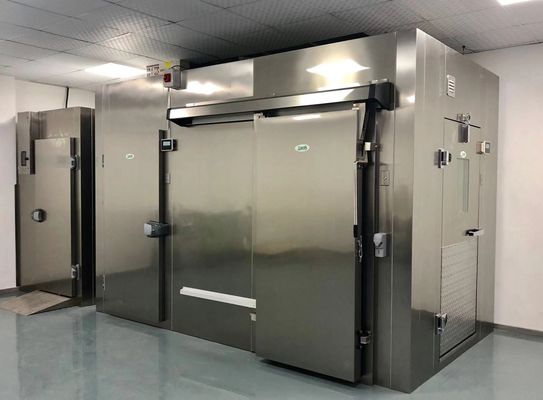 Combinado 304 pontos baixos de aço inoxidável e temperatura personalizou a sala fria do congelador para o marisco e a carne congelados