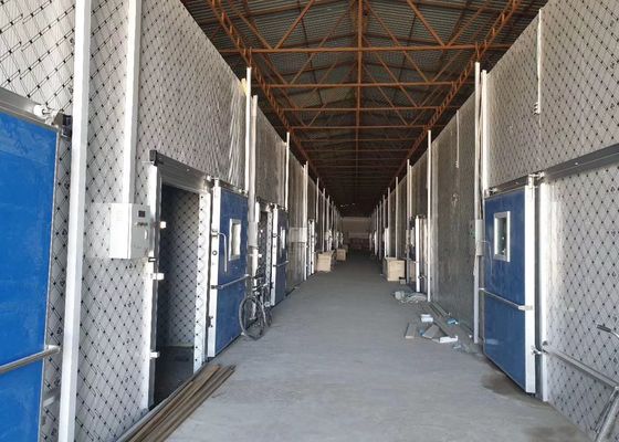 Armazenamento frio comercial de aço inoxidável de 304 salas frias